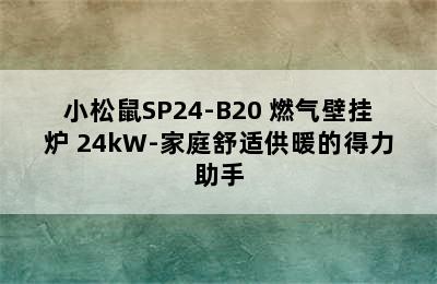 小松鼠SP24-B20 燃气壁挂炉 24kW-家庭舒适供暖的得力助手